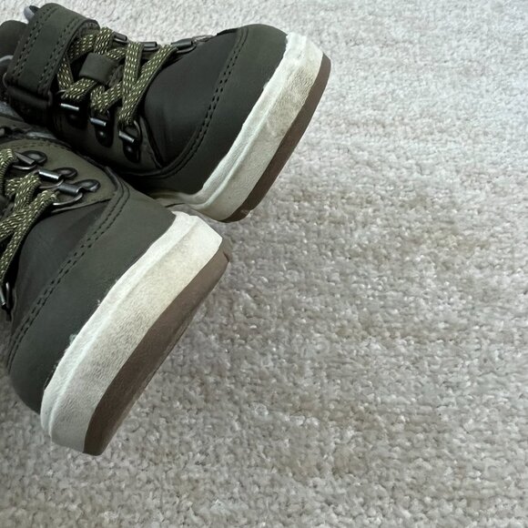 Cat & Jack Green Toddler Boots Shoes 6 - Picture 8 of 9